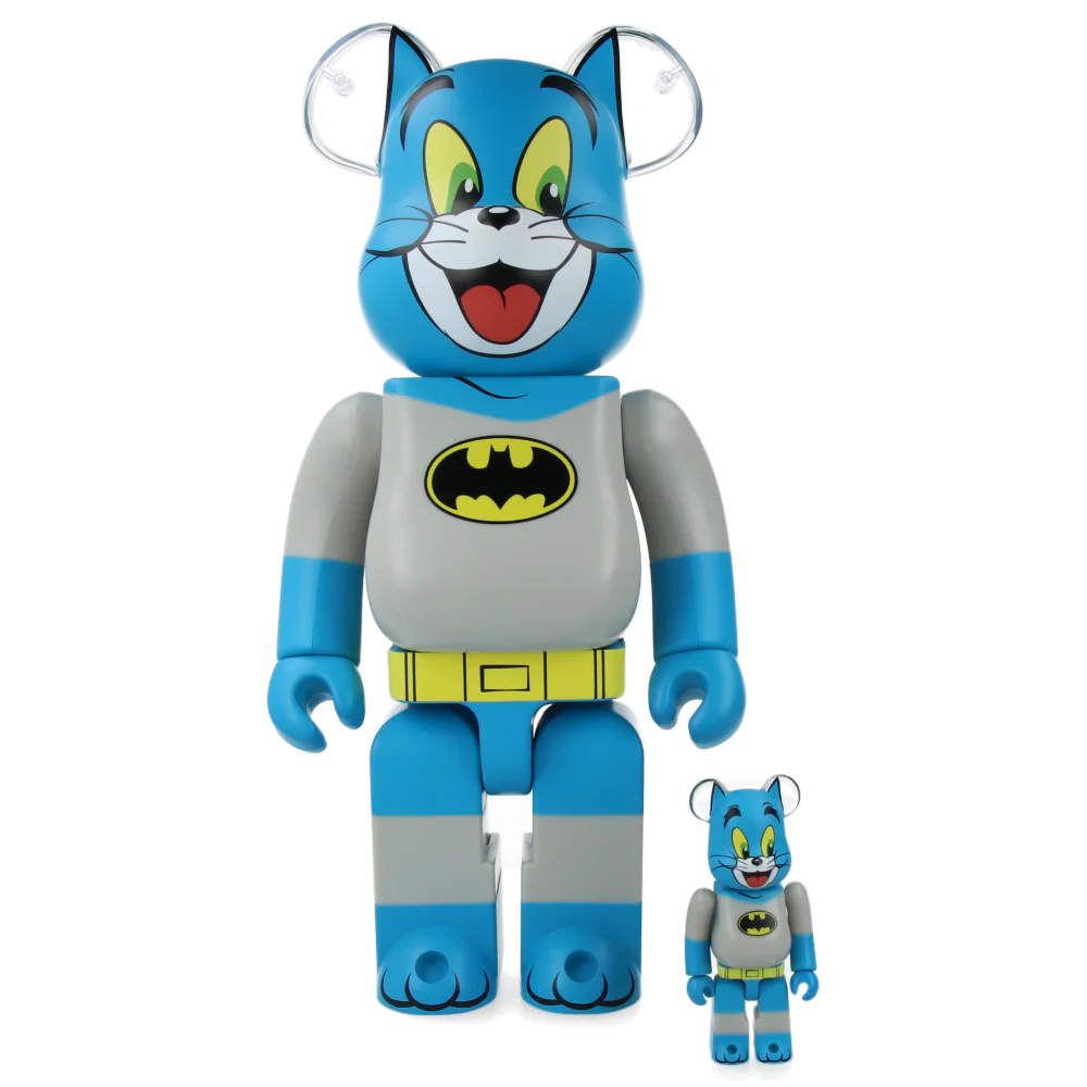 400% + 100% Bearbrick Tom as Batman and Jerry as The Joker – Image 2